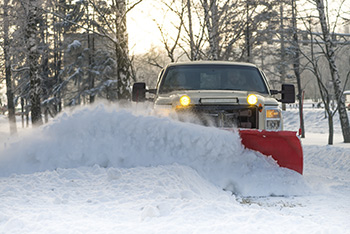 snow plowing